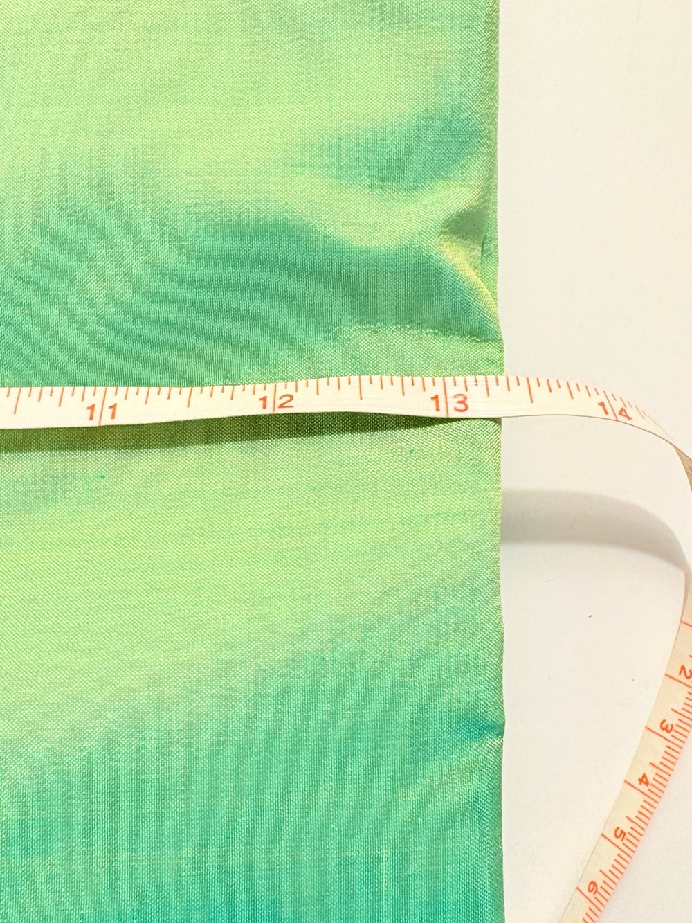 Della Q Mint Green Satin Tote with Blush Embroidered Band - Picture 5 of 9